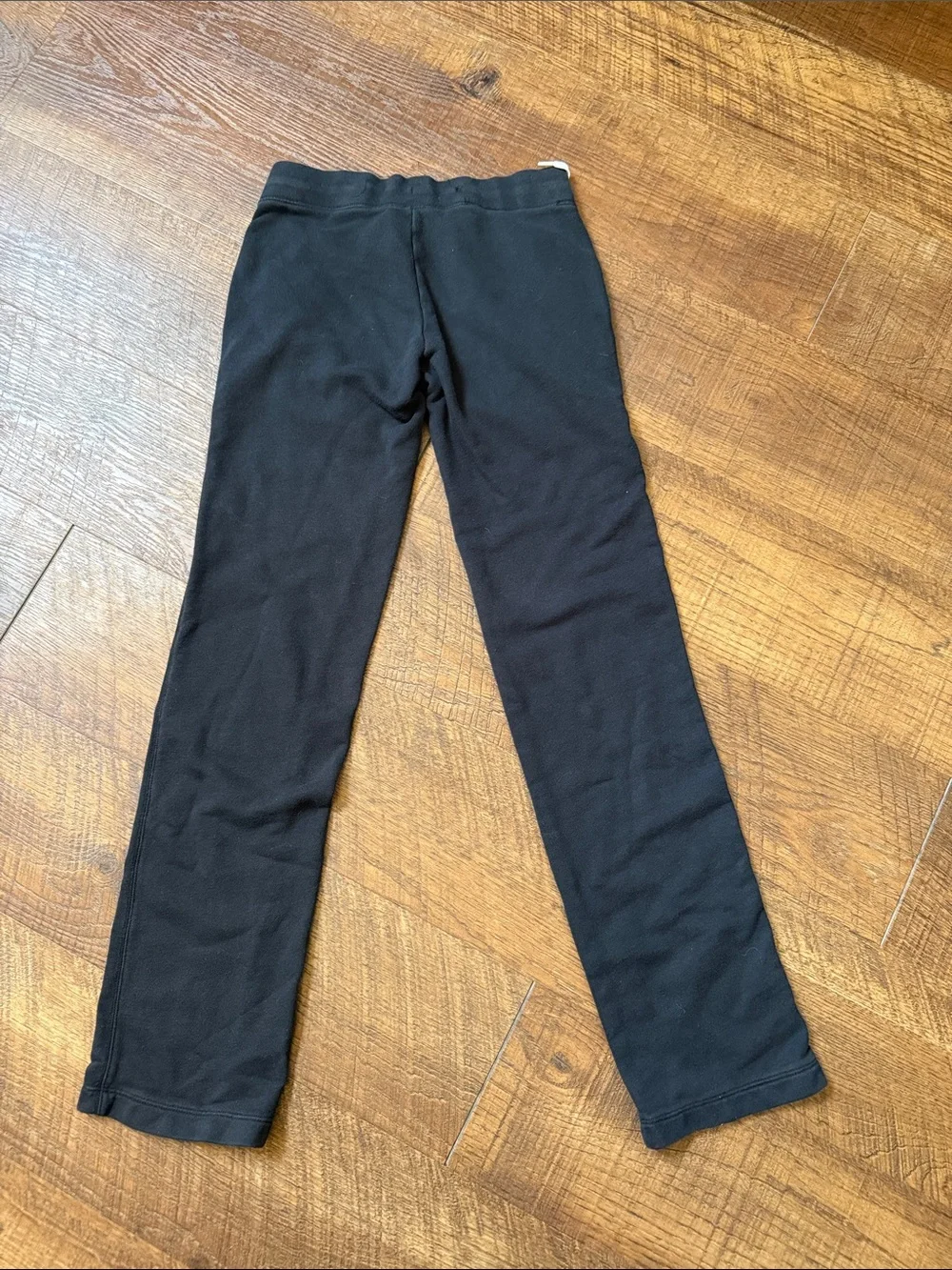 Nike Kids Black Jogger Pants with White Drawstring
